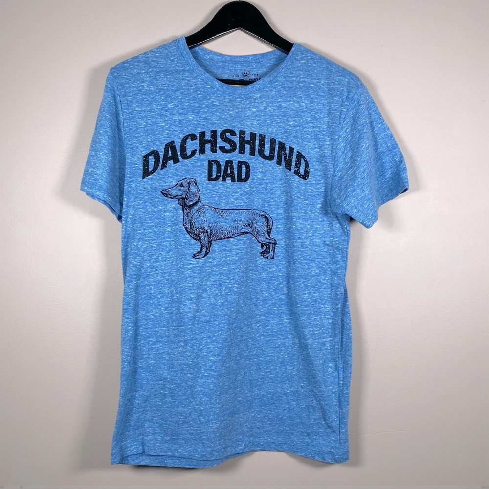 For The Love of Paws Dashund Dad T-shirt size M